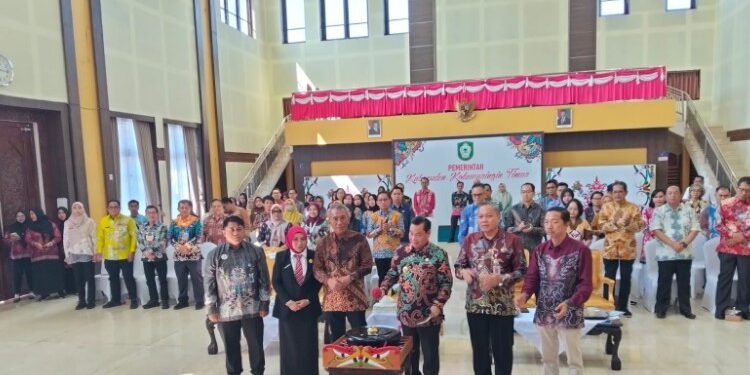 Foto:IST/MATA KALTENG - penandatanganan Perjanjian Kerja Sama (PKS) Jejaring Pengampuan Cathlab antara RSUD dr Murjani Sampit, RSUD Doris Sylvanus Palangka Raya, dan RSJPD Harapan Kita, Jumat 26 Juni 2026.