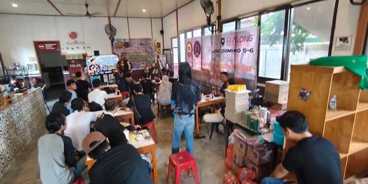 FOTO: IST/MATA KALTENG - Peserta sedang mengikuti JOC Dominos Cup Season 6 di Along Space, Palangka Ray, Sabtu 27 Juni 2026.