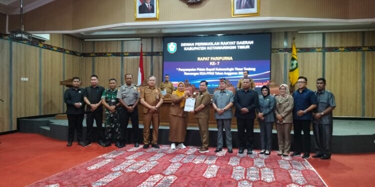 Foto:IST/MATA KALTENG - Penyampaian Rancangan Kebijakan Umum Anggaran (KUA) dan Prioritas Plafon Anggaran Sementara (PPAS) Tahun Anggaran 2027, 13 Juli 2026.