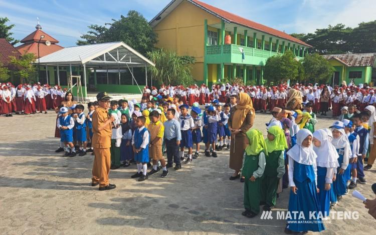 Foto:DIAN/MATA KALTENG - MPLS di SDN 3 MB Hulu, 13 Juli 2026.