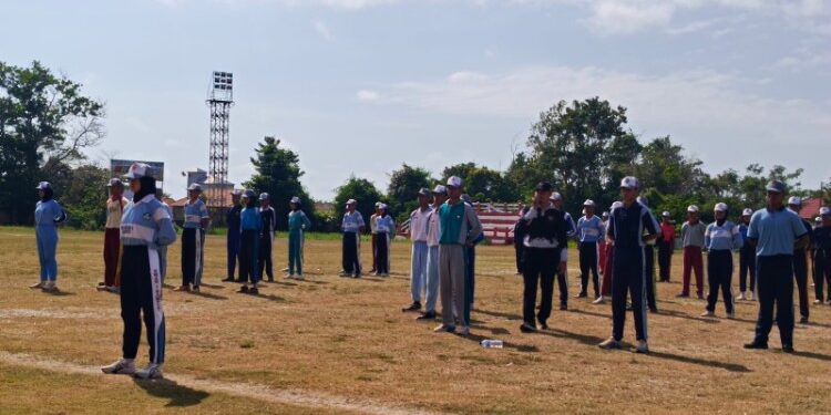 Foto:IST/MATA KALTENG - 75 Calon Pasukan Pengibar Bendera Pusaka (Capaska) Kabupaten Kotawaringin Timur (Kotim) yang mulai menjalani Pra Pendidikan dan Pelatihan (Pradiklat).