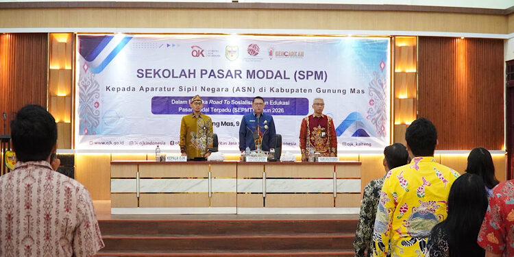 Foto: Sekolah Pasar Modal bagi Aparatur Sipil Negara (ASN) di Kabupaten Gunung Mas.