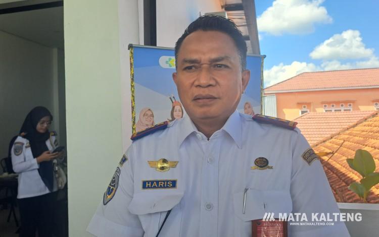 Foto:Kepala Kantor Unit Penyelenggara Bandar Udara (UPBU) Kelas II H. Asan Sampit, Abdul Haris.