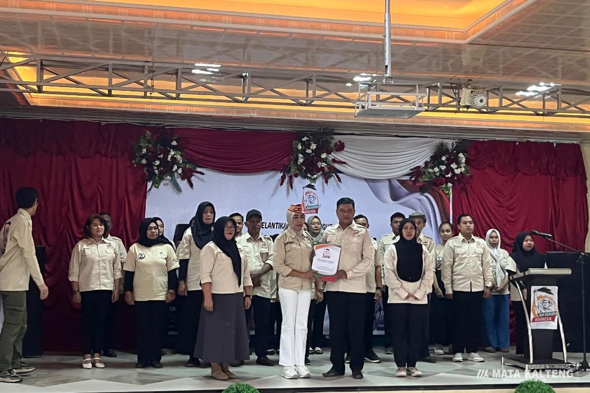 Foto:IST/MATA KALTENG - Pelantikan Dewan Pengurus Daerah (DPD) Tani Merdeka Indonesia Kabupaten Kotawaringin Timur (Kotim).