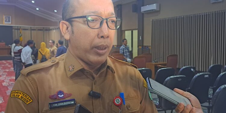 Foto:Kepala Dinas Komunikasi dan Informatika (Diskominfo) Kotim, Cok Orda Putra Legawa.